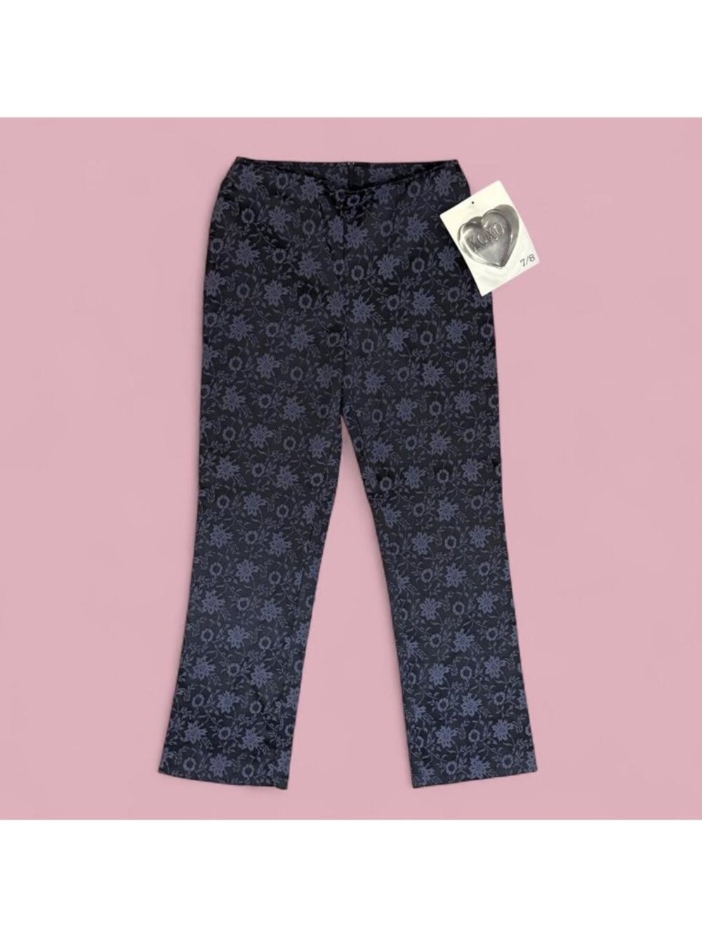 y2k xoxo ditsy floral high waisted pants